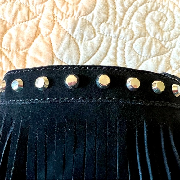 Michael Kors Billy Stud Suede Fringe Bootie - Picture 15 of 16